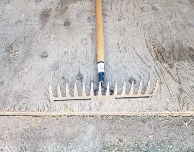 Steel rake